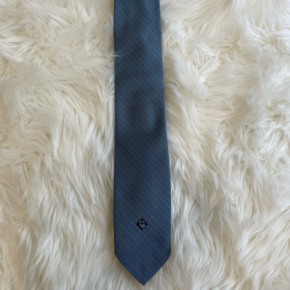 Blue Dior Tie - Picture 2 of 5